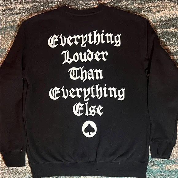 Obey Black Motörhead Graphic Crewneck Sweater - Picture 4 of 9